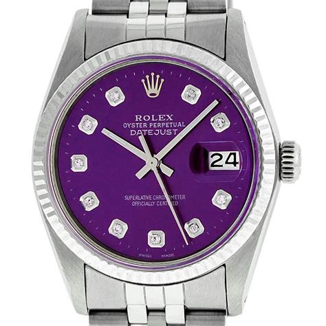 rolex datejust purple dial|brand new rolex datejust price.